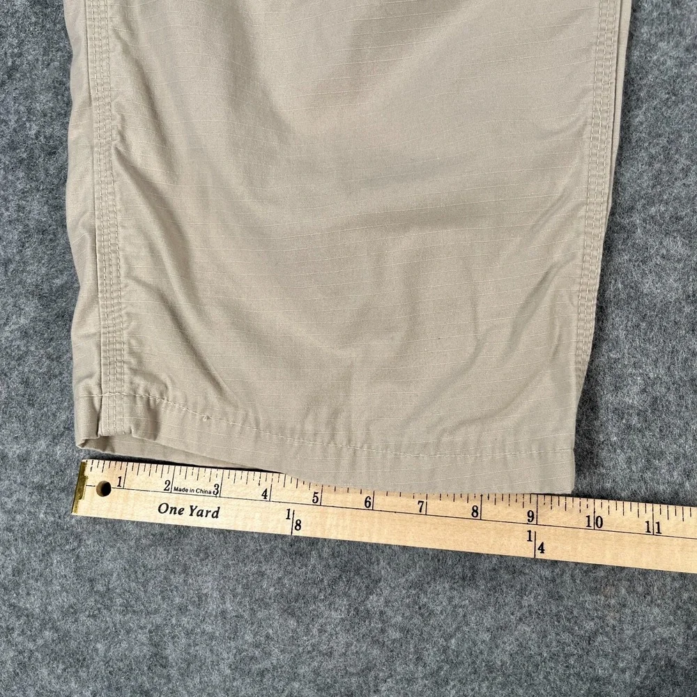 Carhartt Pants Men's 38x30 Dungaree Fit Beige Work‎ Pants Stretch